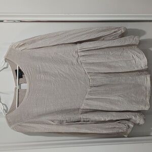 Oatmeal Muslin Romper